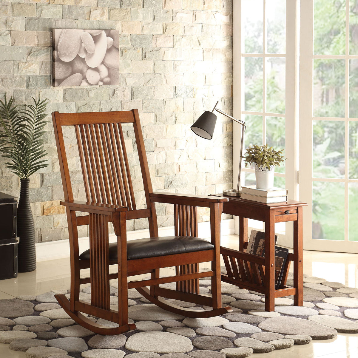 Kloris - Rocking Chair - Tobacco