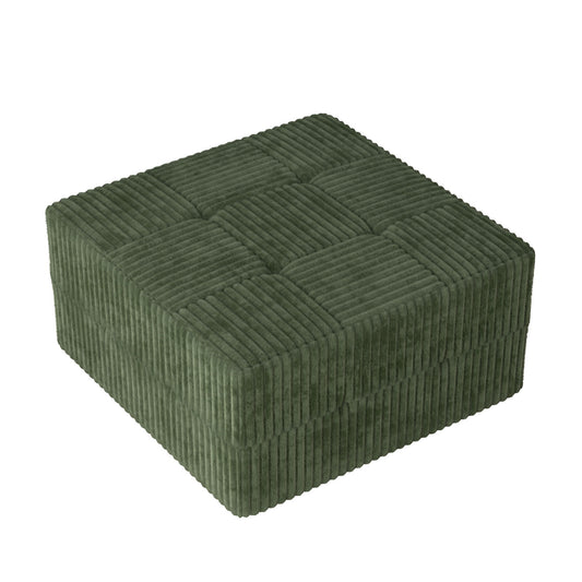 Modern Minimalist Ottoman Sofa Compressed Sectional Corduroy Couch Sleeper