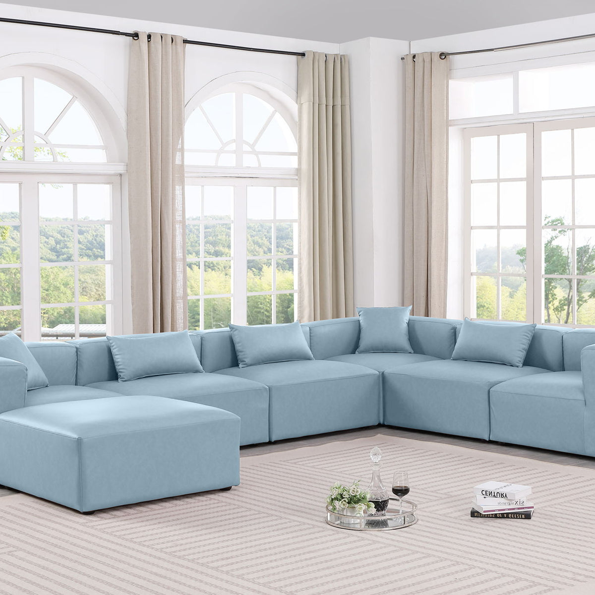 Cube - 7 Piece Modular Sectional