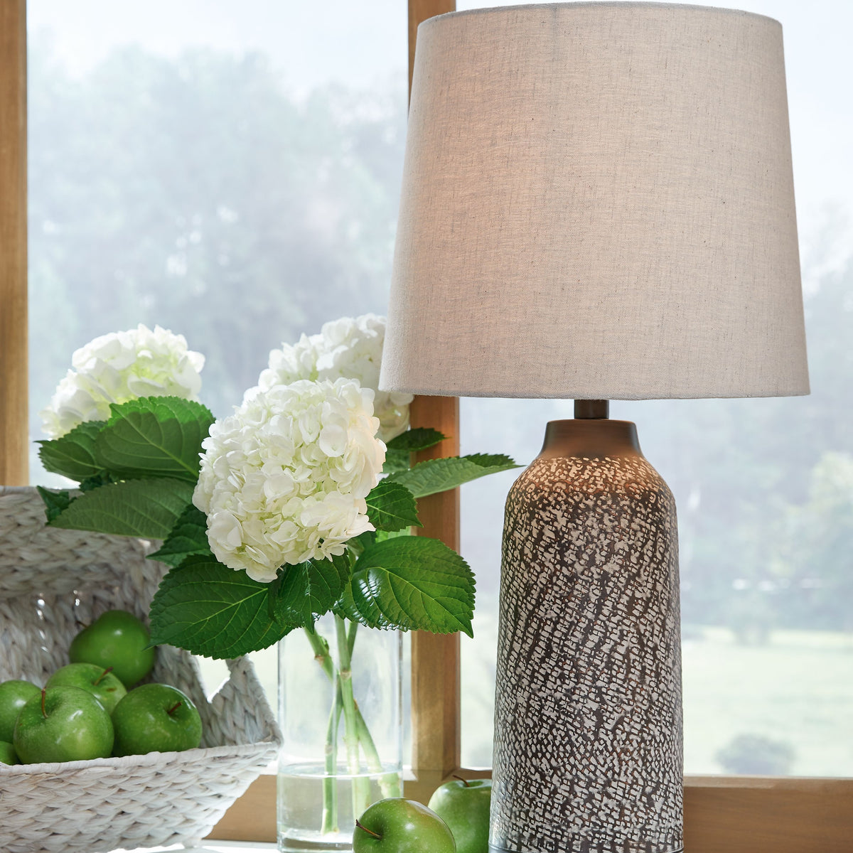 Lanson - Metal Table Lamp (Set of 2) - Antique Bronze Finish