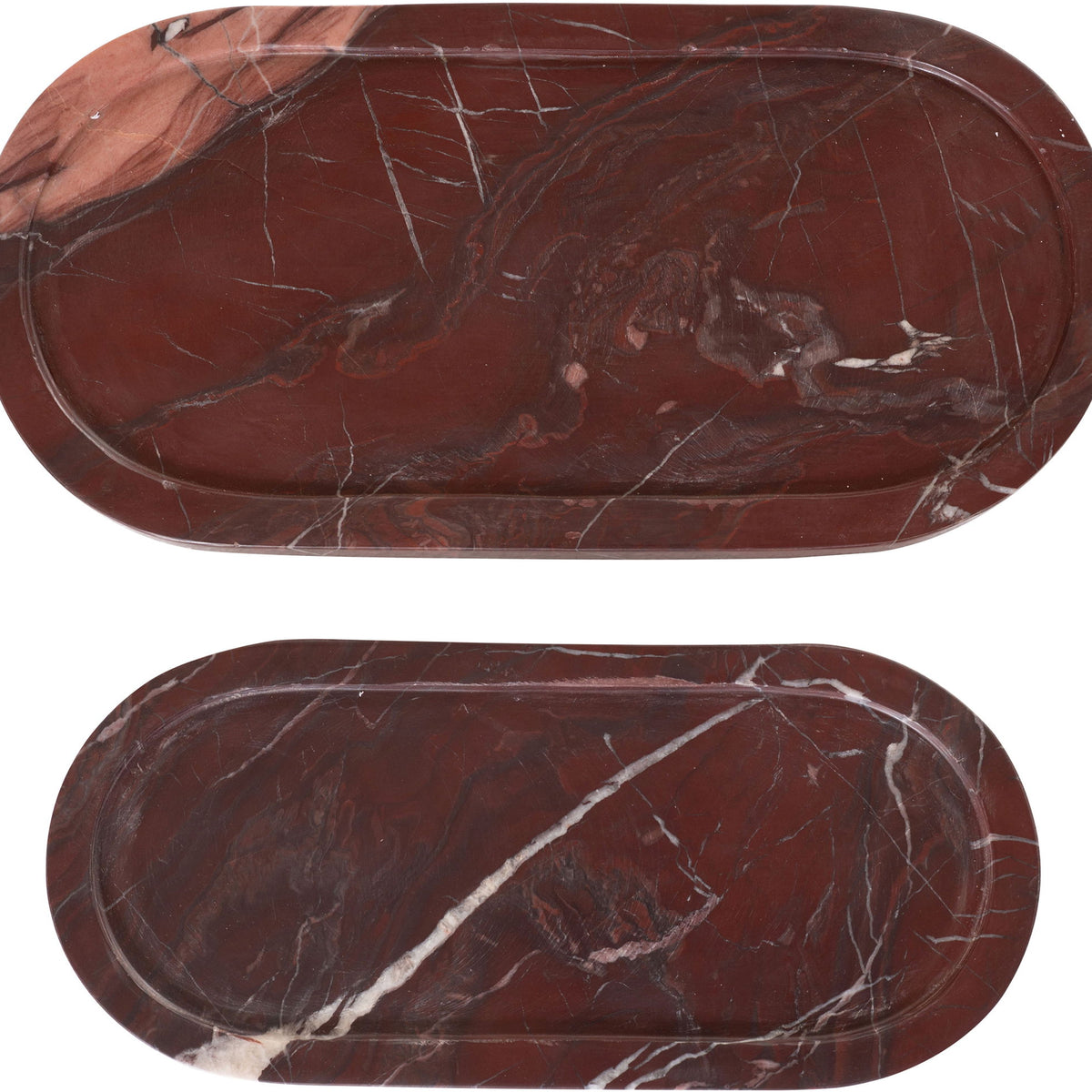 Vanta - Genuine Marble Tray (Set of 2)