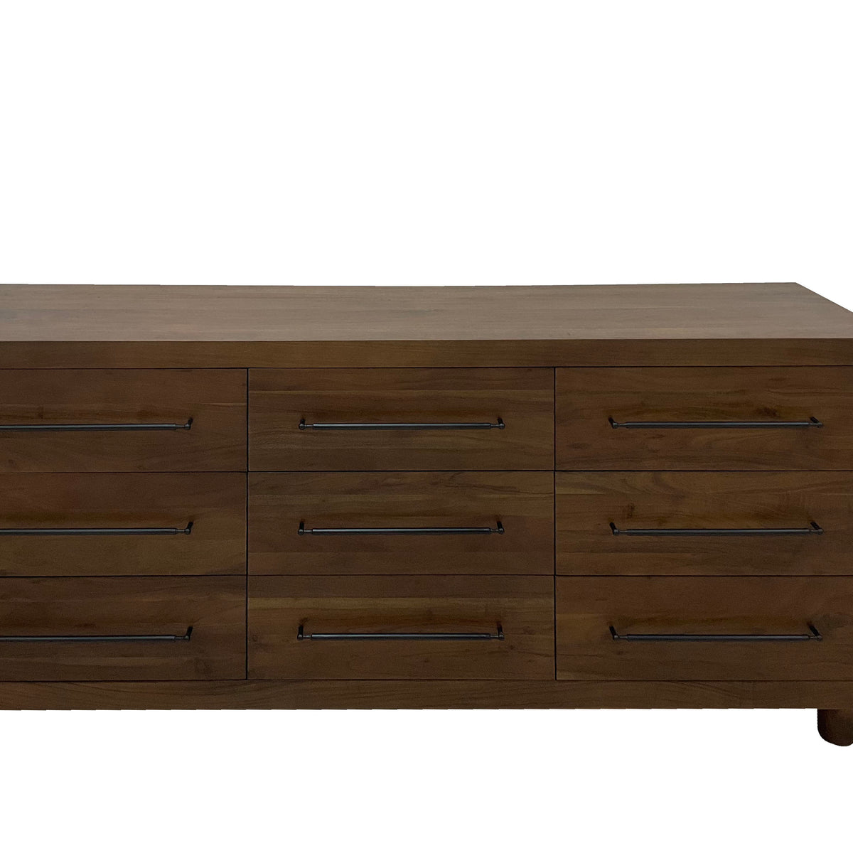 Jaxon - 9 Drawer Dresser - Cocoa Brown