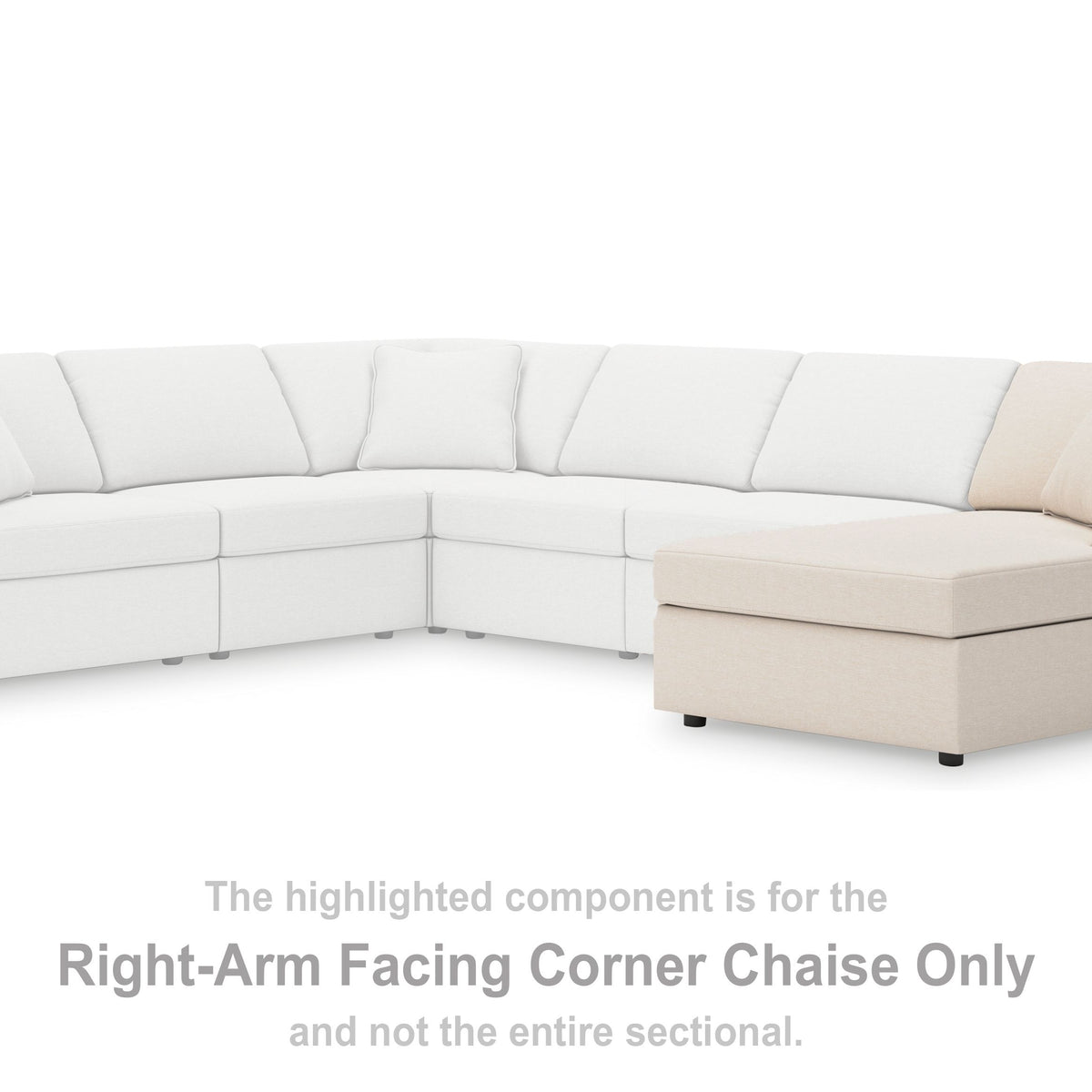 Modmax - Oyster - Raf Corner Chaise