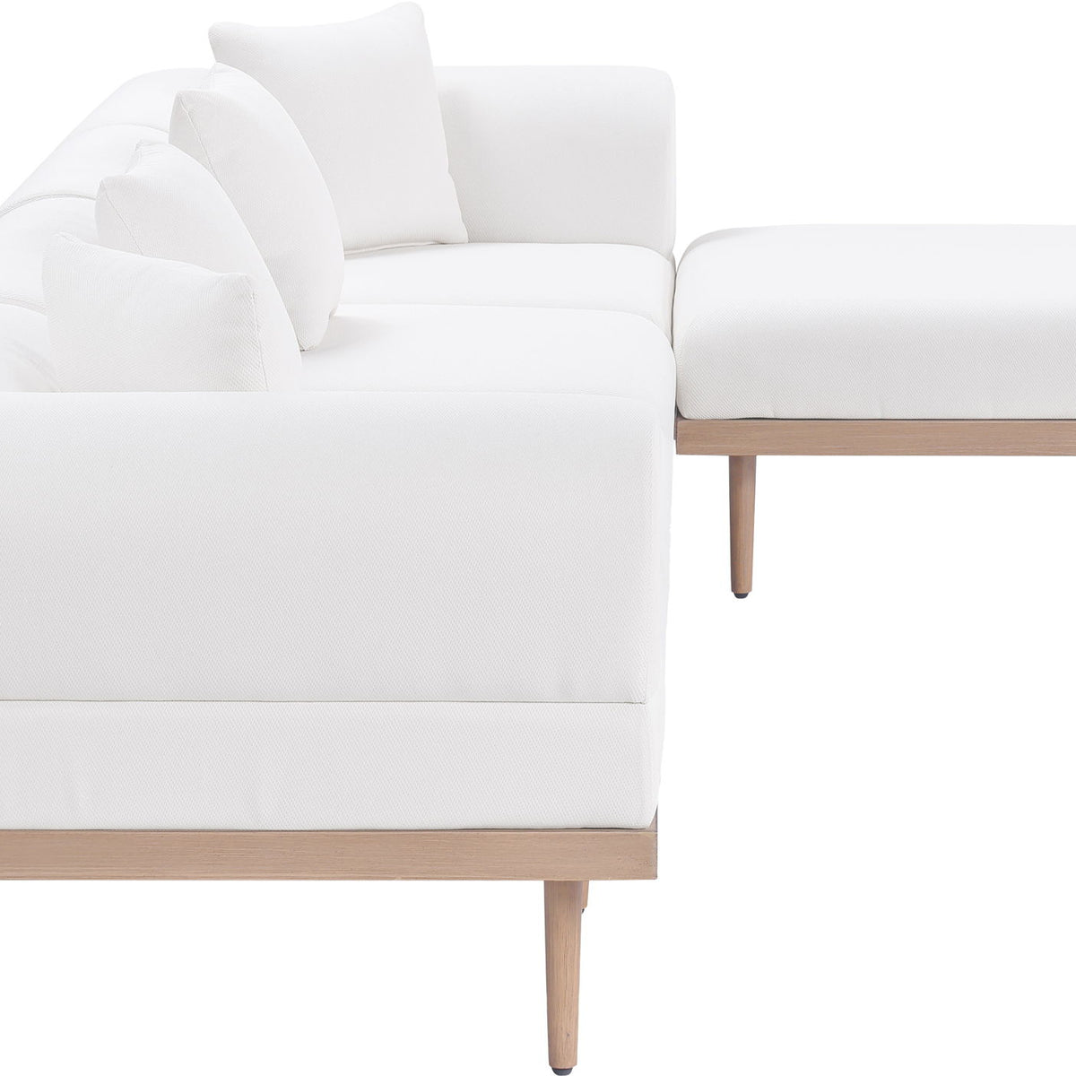 Laguna - 5 Piece 106.5" Upholstered Outdoor Patio Modular Sectional