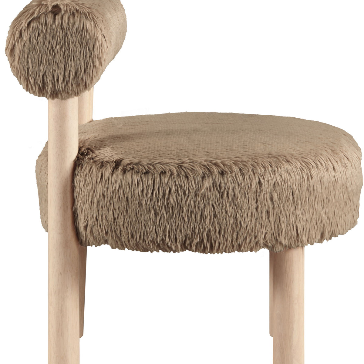Ambre - Shearling Fabric Accent Chair