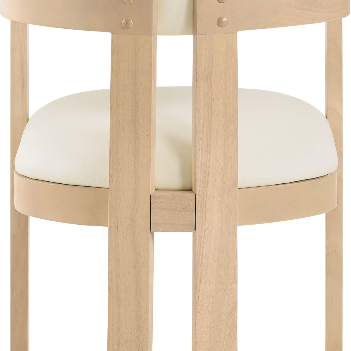 Lavrin - Vegan Leather Dining Arm Chair (Set of 2) - Natural Base