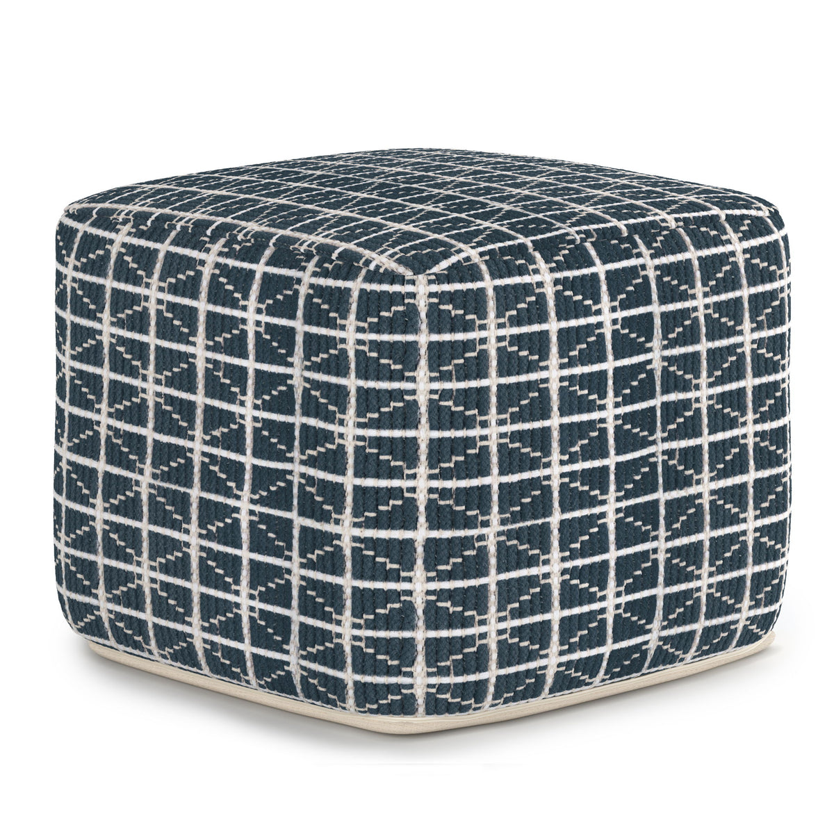 Noreen - Upholstered Square Pouf