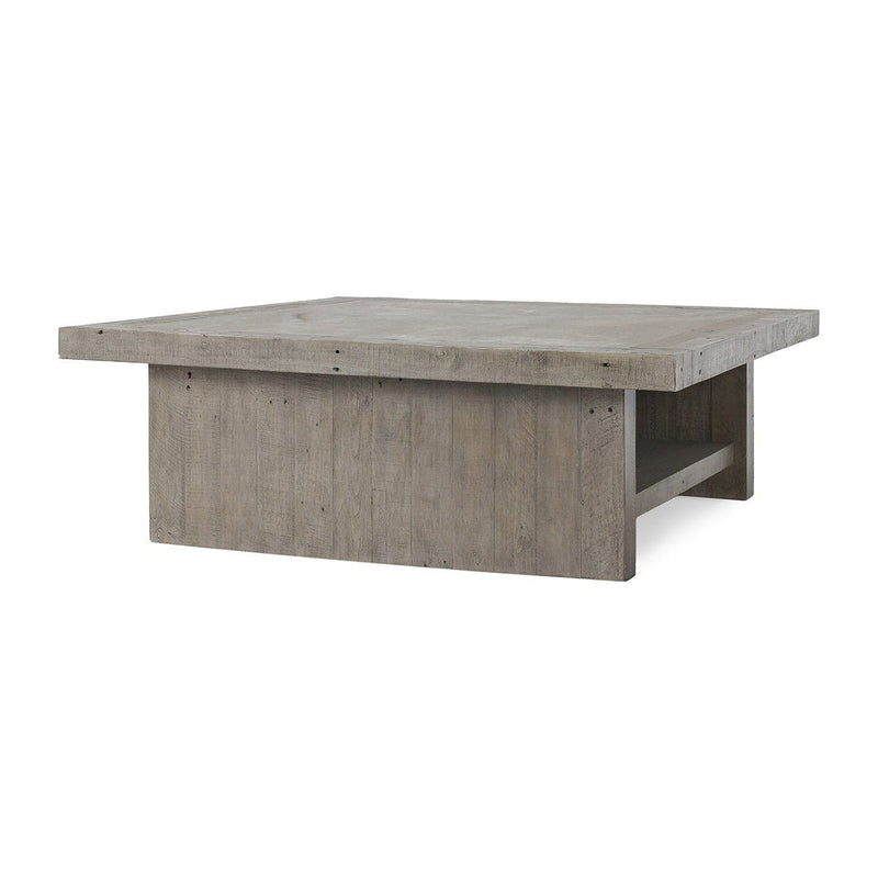 Stonebridge - Square Coffee Table - Distressed Gray