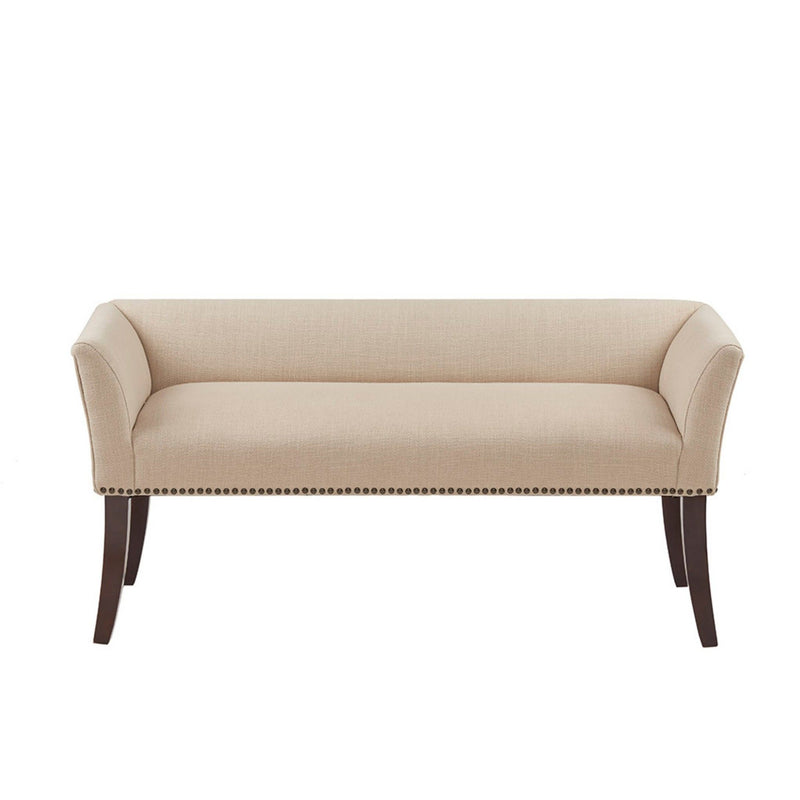Elegant Design Bench Upholstery, Solid Wood Frame