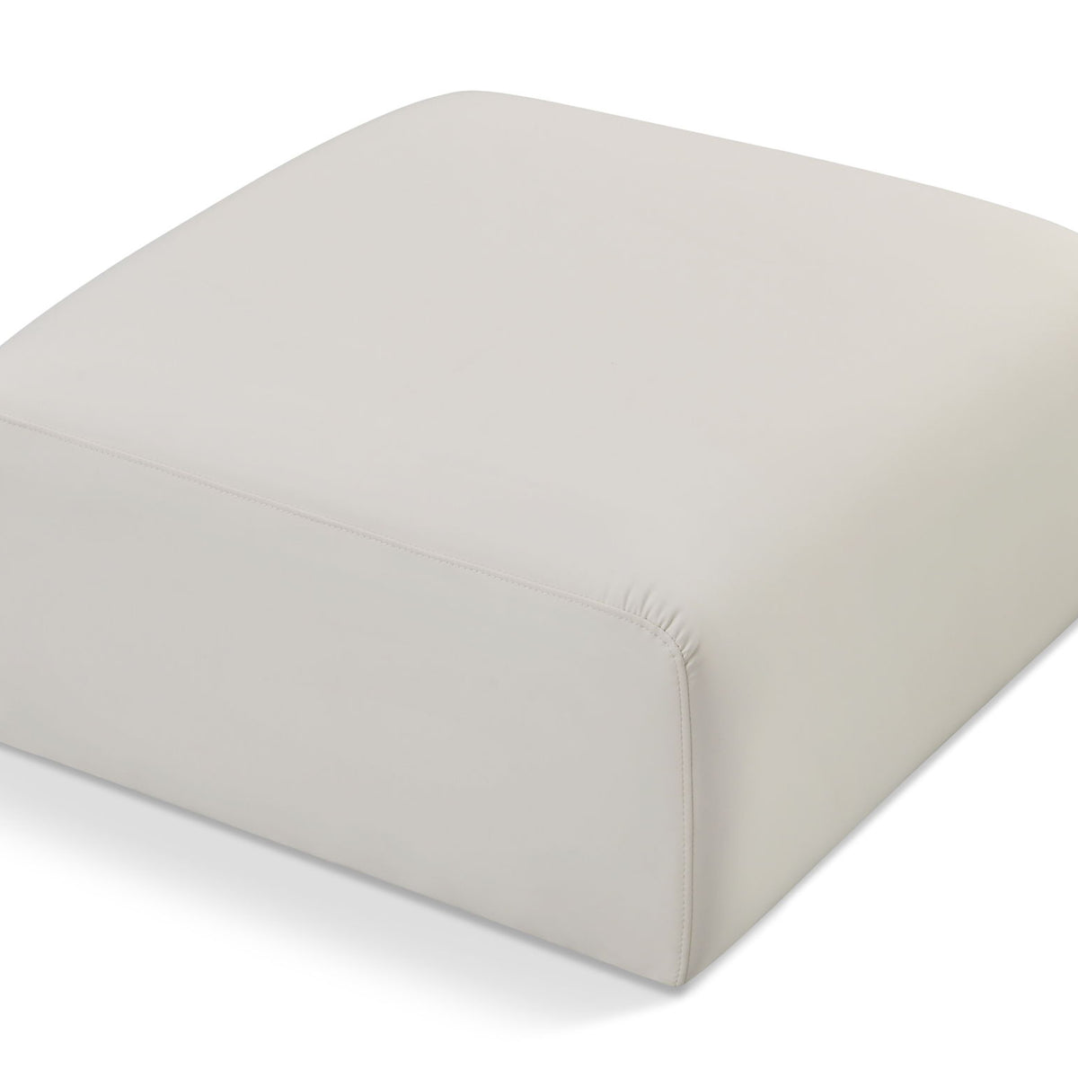 Arc - Faux Leather Ottoman