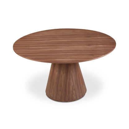 Otago - 54" Round Dining Table - Natural Walnut