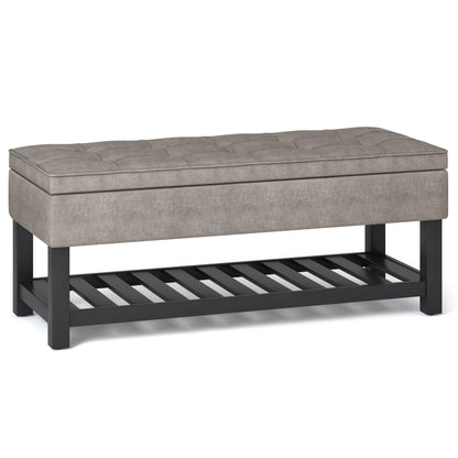 Cosmopolitan - Storage Ottoman Bench With Open Bottom