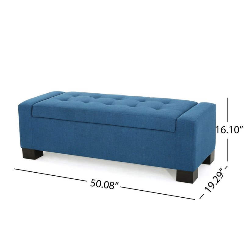 Tufted Storage Ottoman Bench
