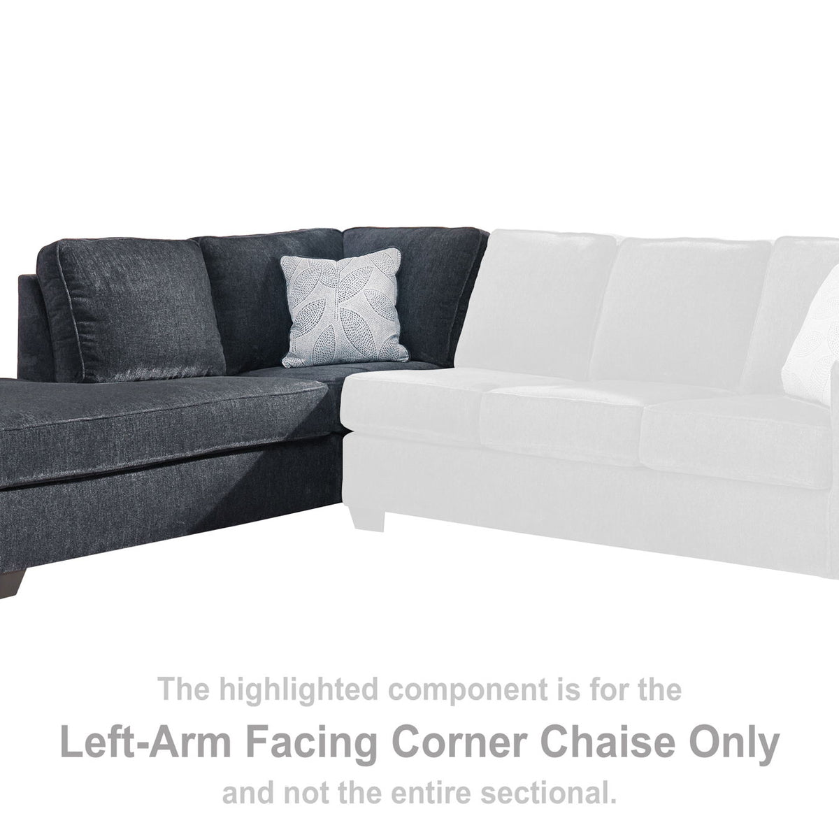 Altari - Laf Corner Chaise - Slate