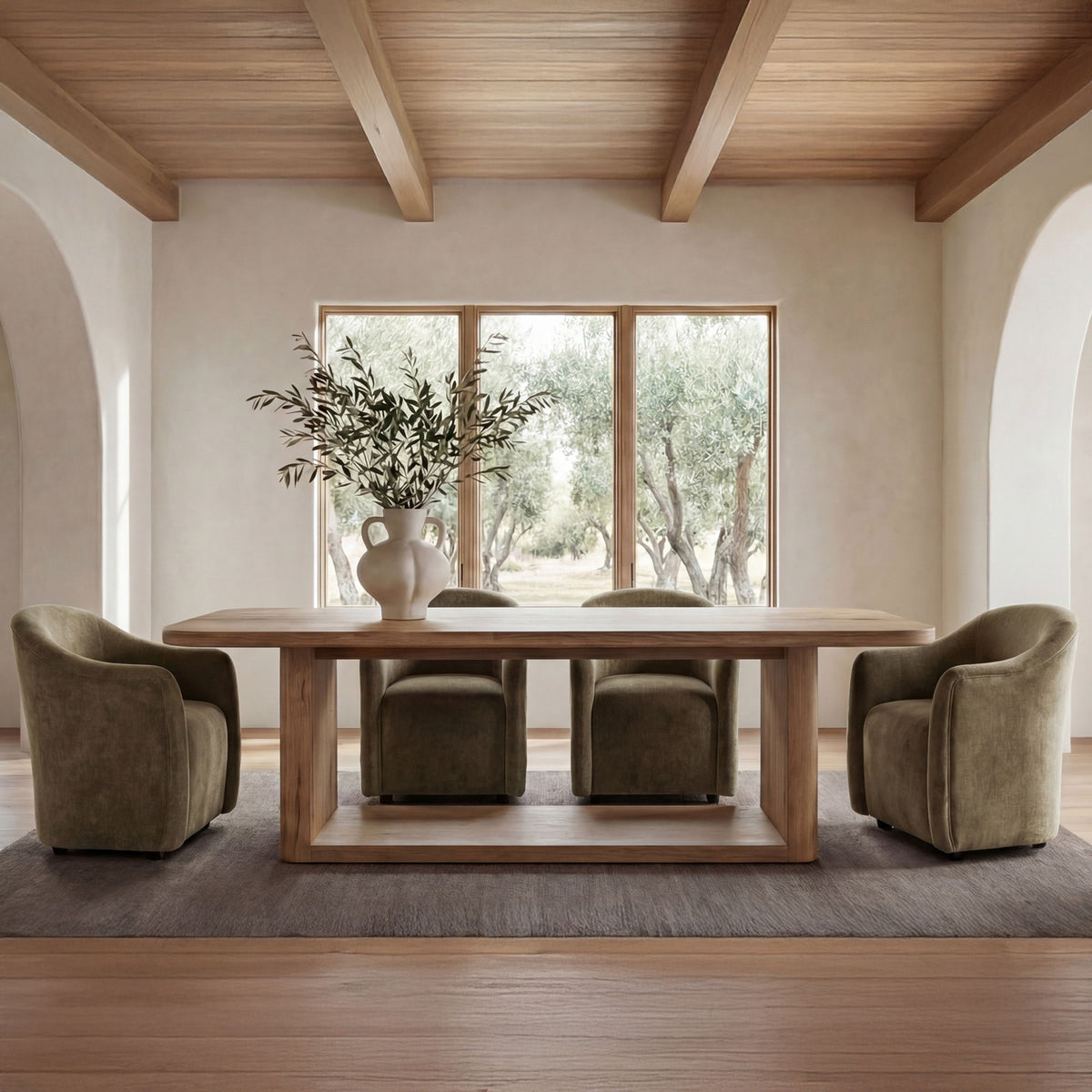 Blake - Dining Table - Rustic / Oak / Natural