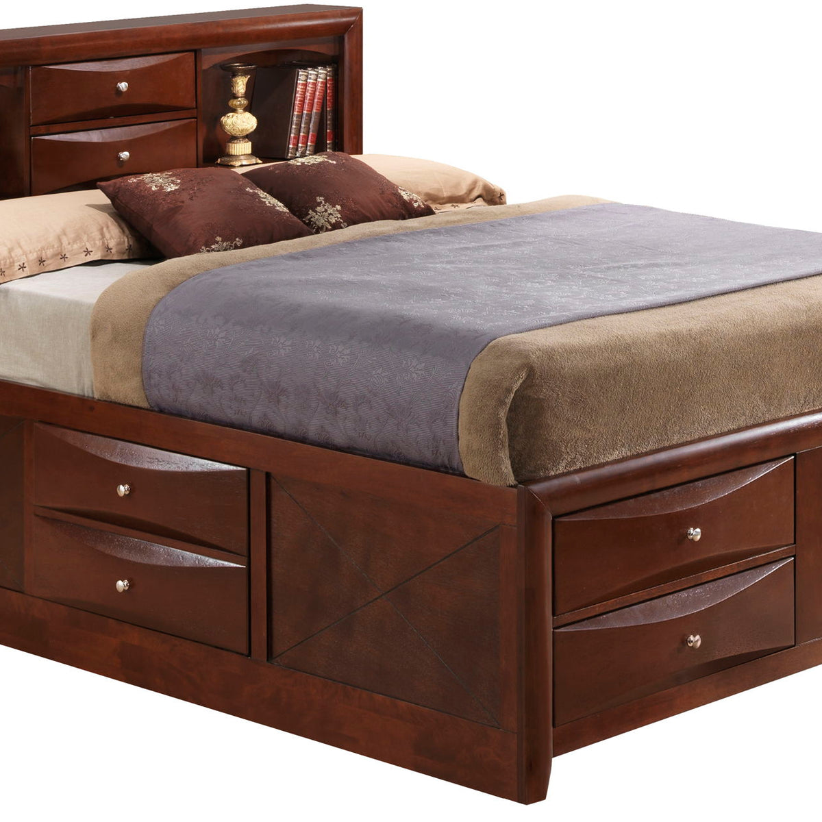 Marilla - Storage Bed With Bookcase Headboard