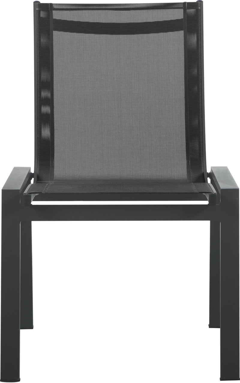 Nizuc - Outdoor Patio Dining Chair With Gray Frame (Set of 2)