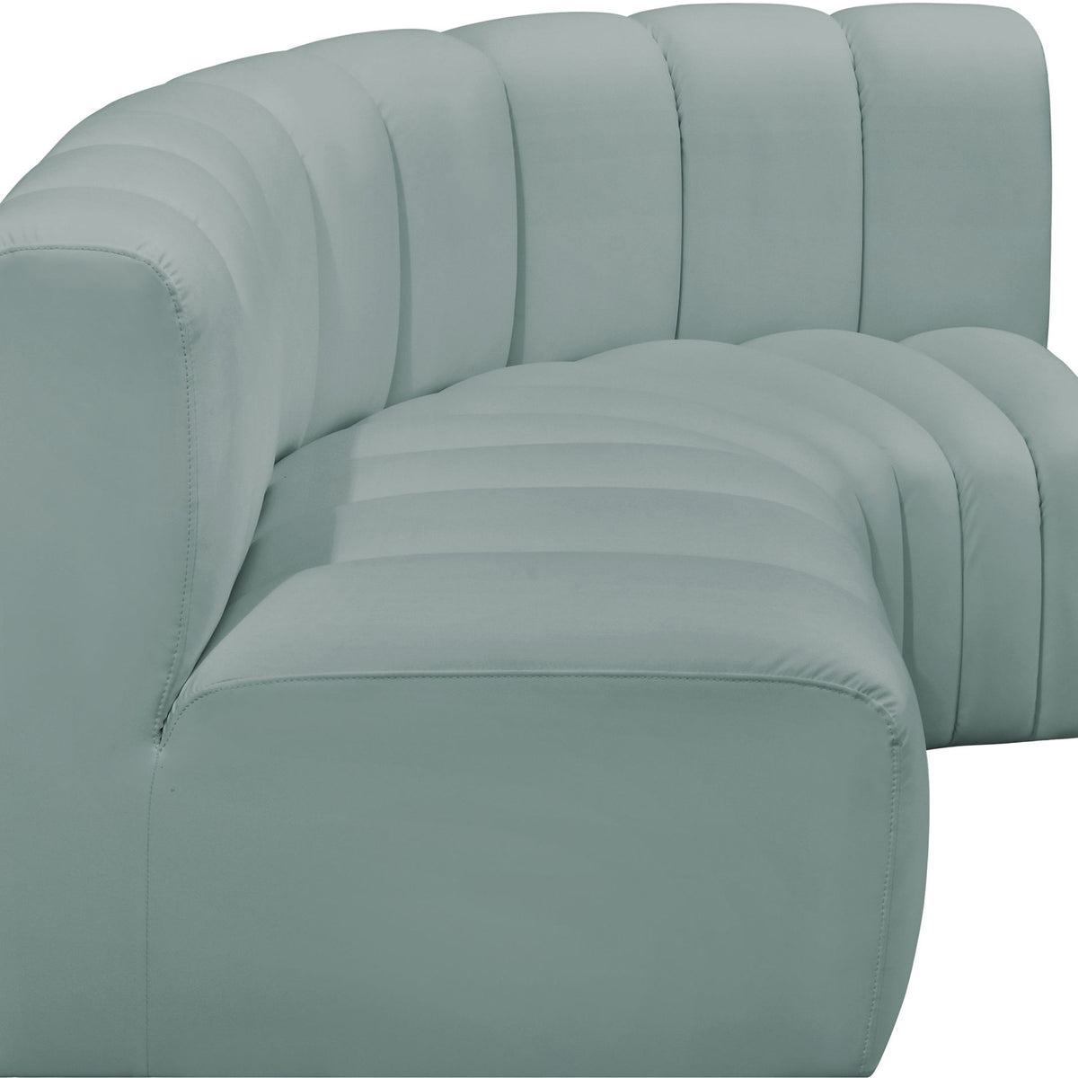 Arc - Faux Leather 3 Piece Sofa