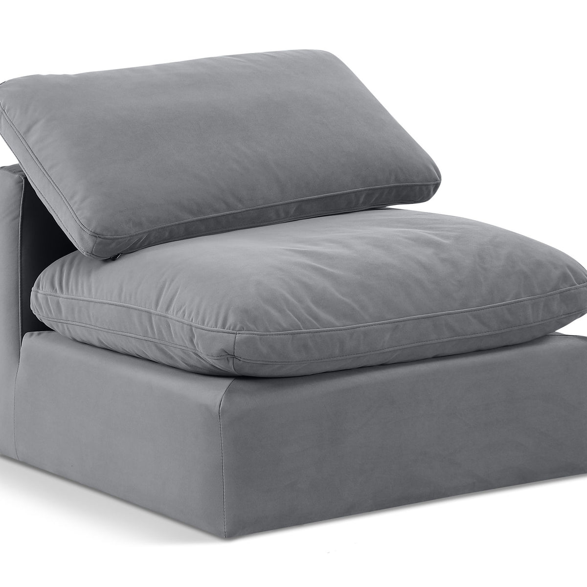 Indulge - Velvet Armless Chair