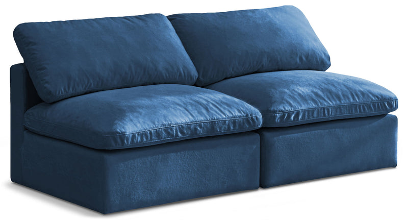 Plush - Modular Armless 2 Seat Sofa