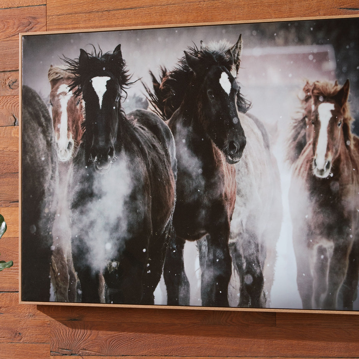 Chaseburn - Brown / Black / White - Wall Art