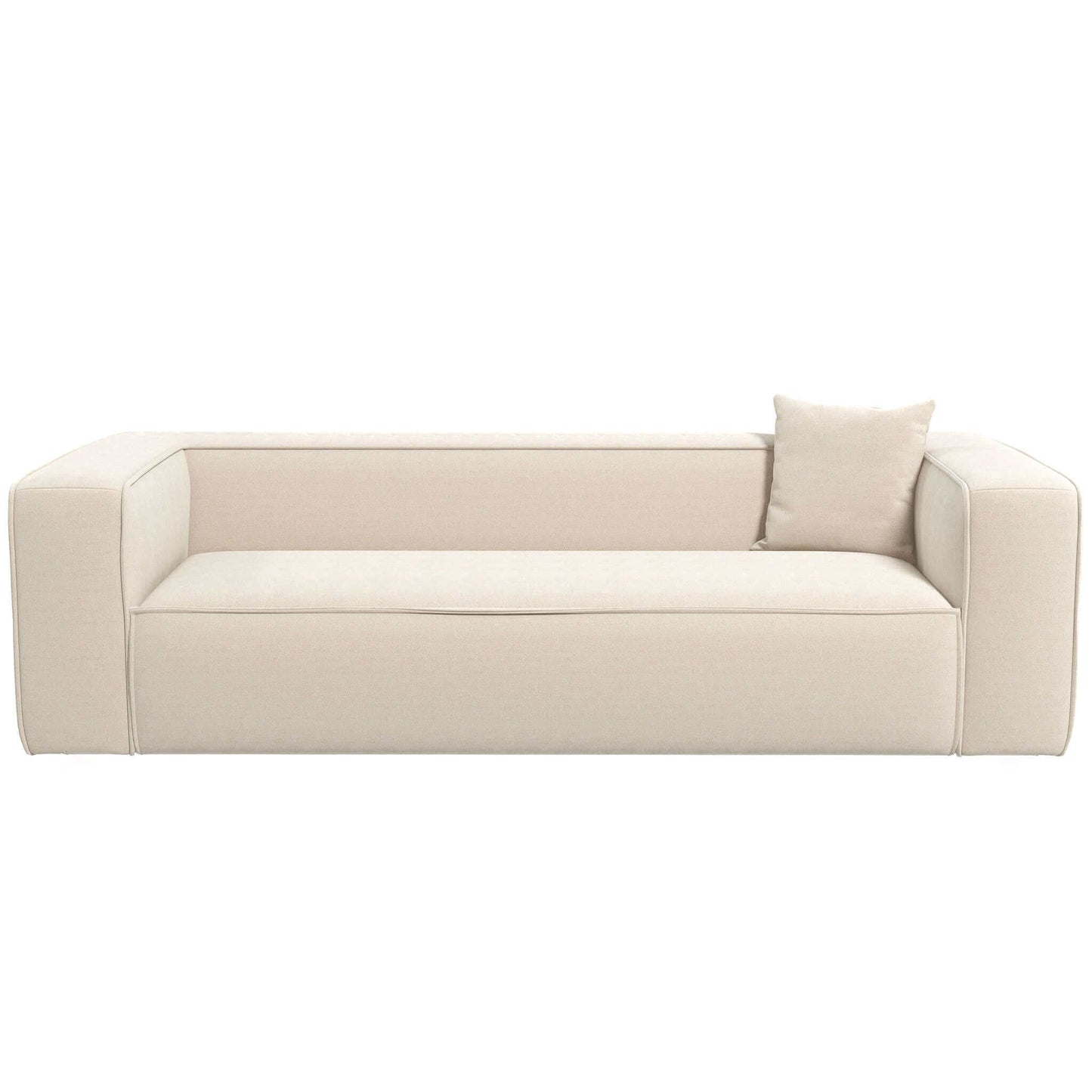 Ashcroft Furniture Marshall Modern Cream Boucle Sofa