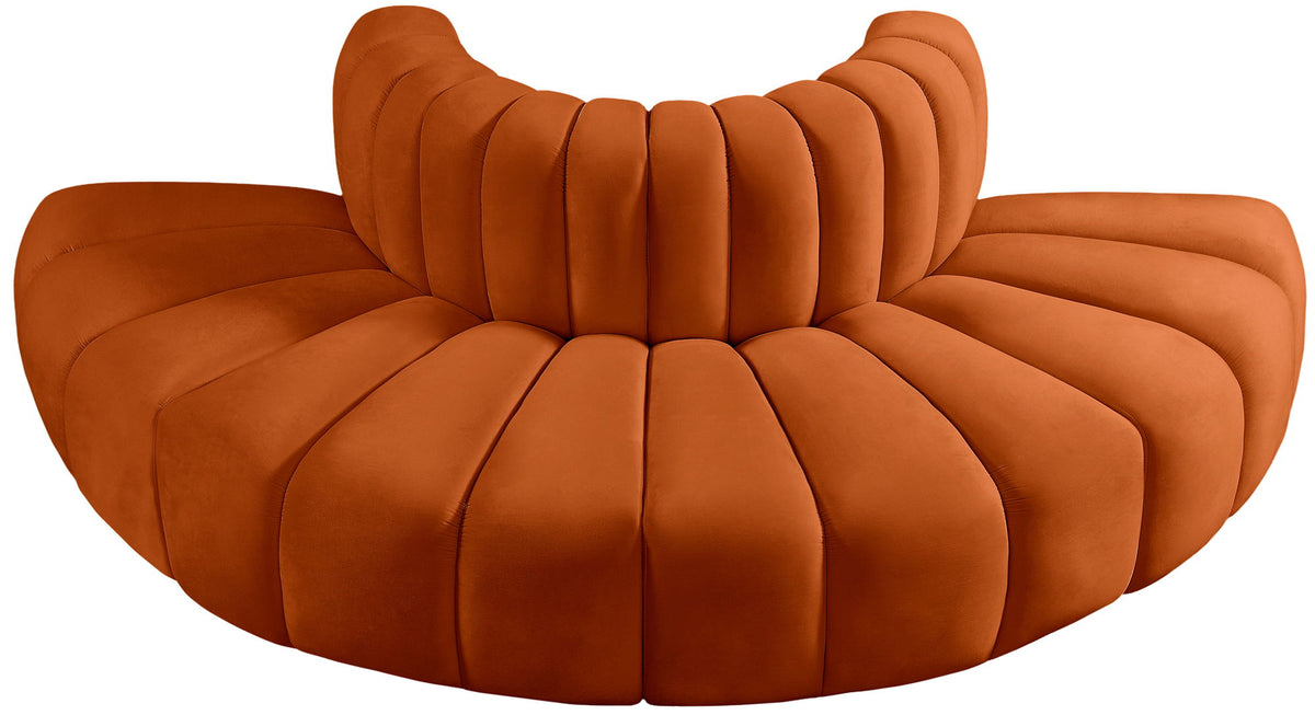 Arc - Velvet 4 Piece Modular Sofa