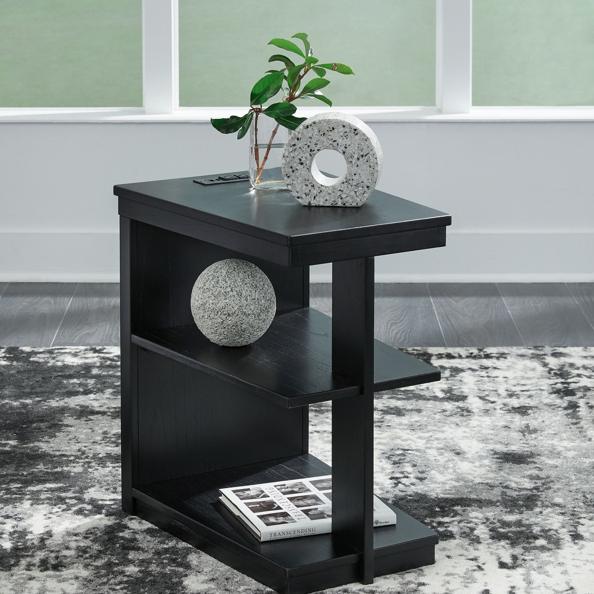 Winbardi - Black - Chair Side End Table