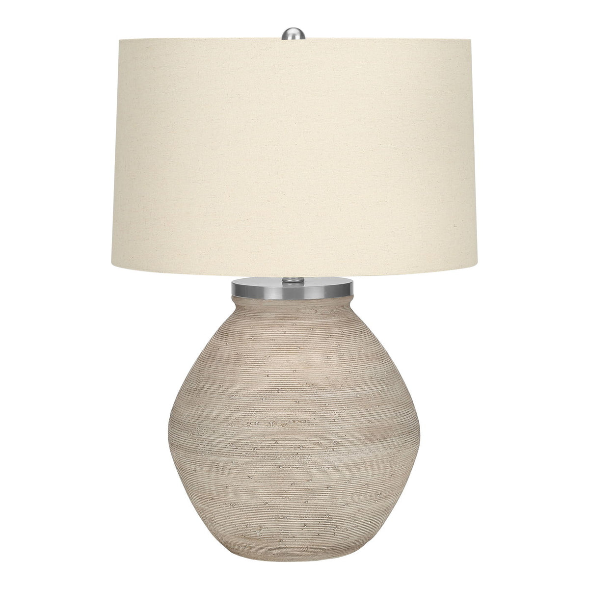 Lighting, Table Lamp, Concrete, Resin, Contemporary - Cream