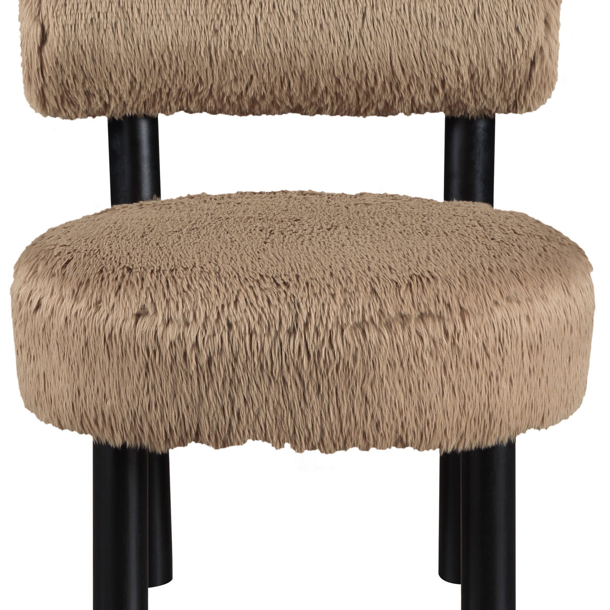 Ambre - Vegan Shearling Fabric Upholstered Accent Chair