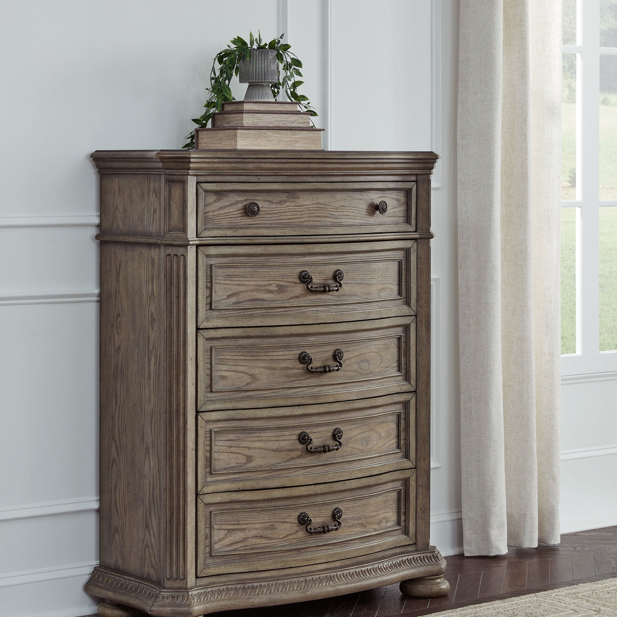 Ardenfield - Light Brown - Five Drawer Chest