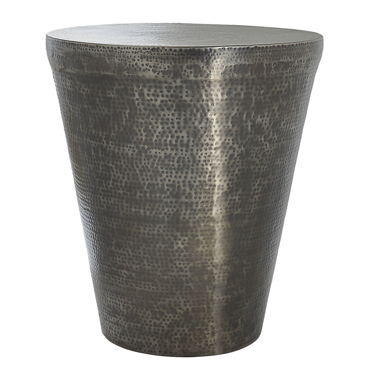 Drum Accent Side Table, Elegant Design