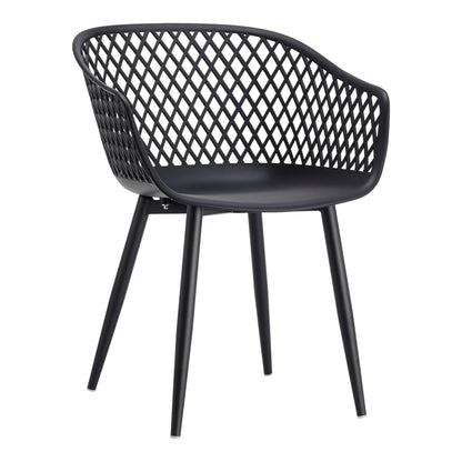 Piazza - Outdoor Chair Chair (Set of 2) - Black