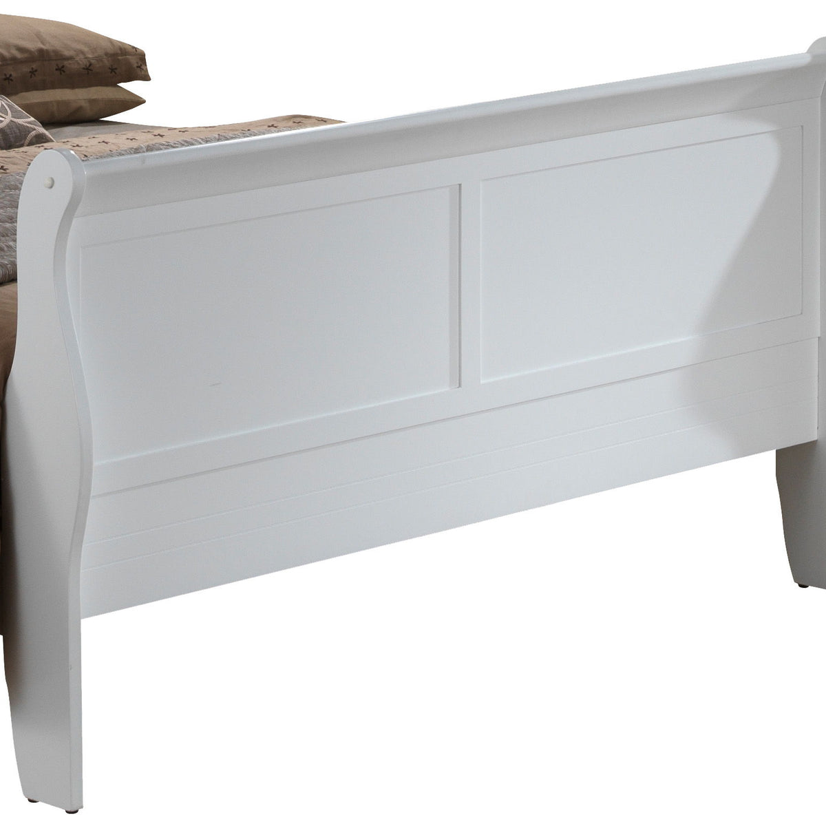 Panel Sleigh Bed