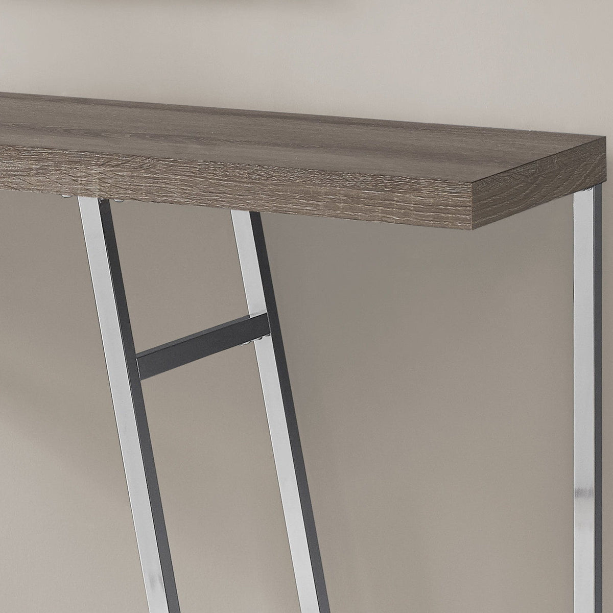 Accent Console Table For Entryway, Durable Construction - Taupe