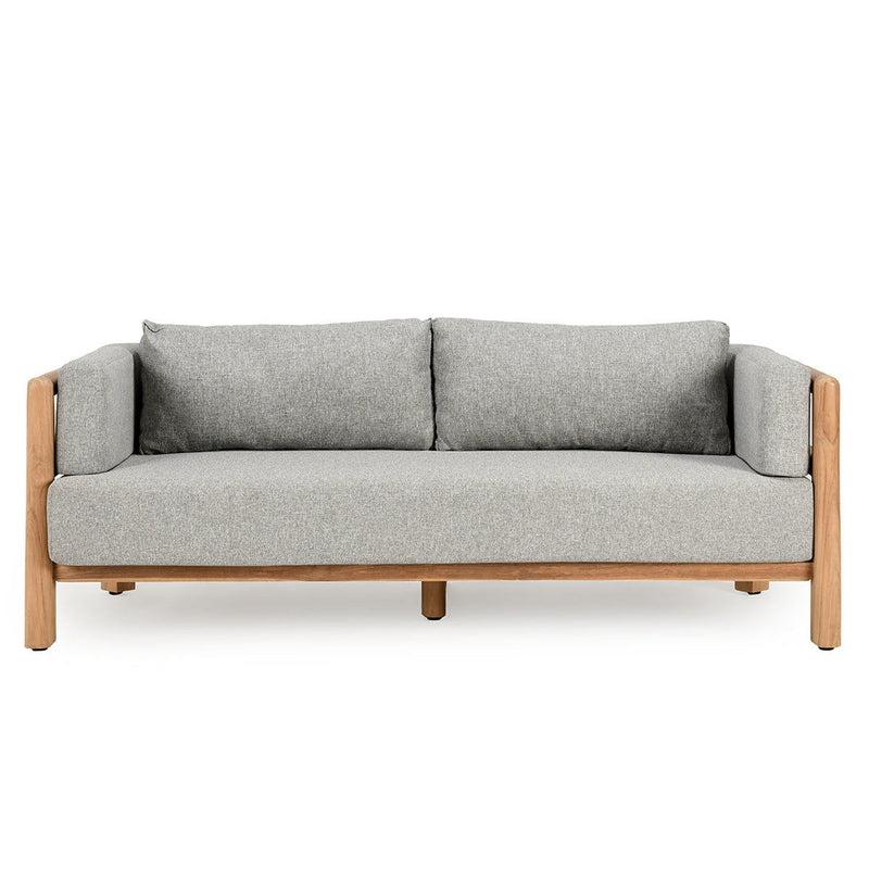 Aston - Outdoor Sofa - Natural / Gray