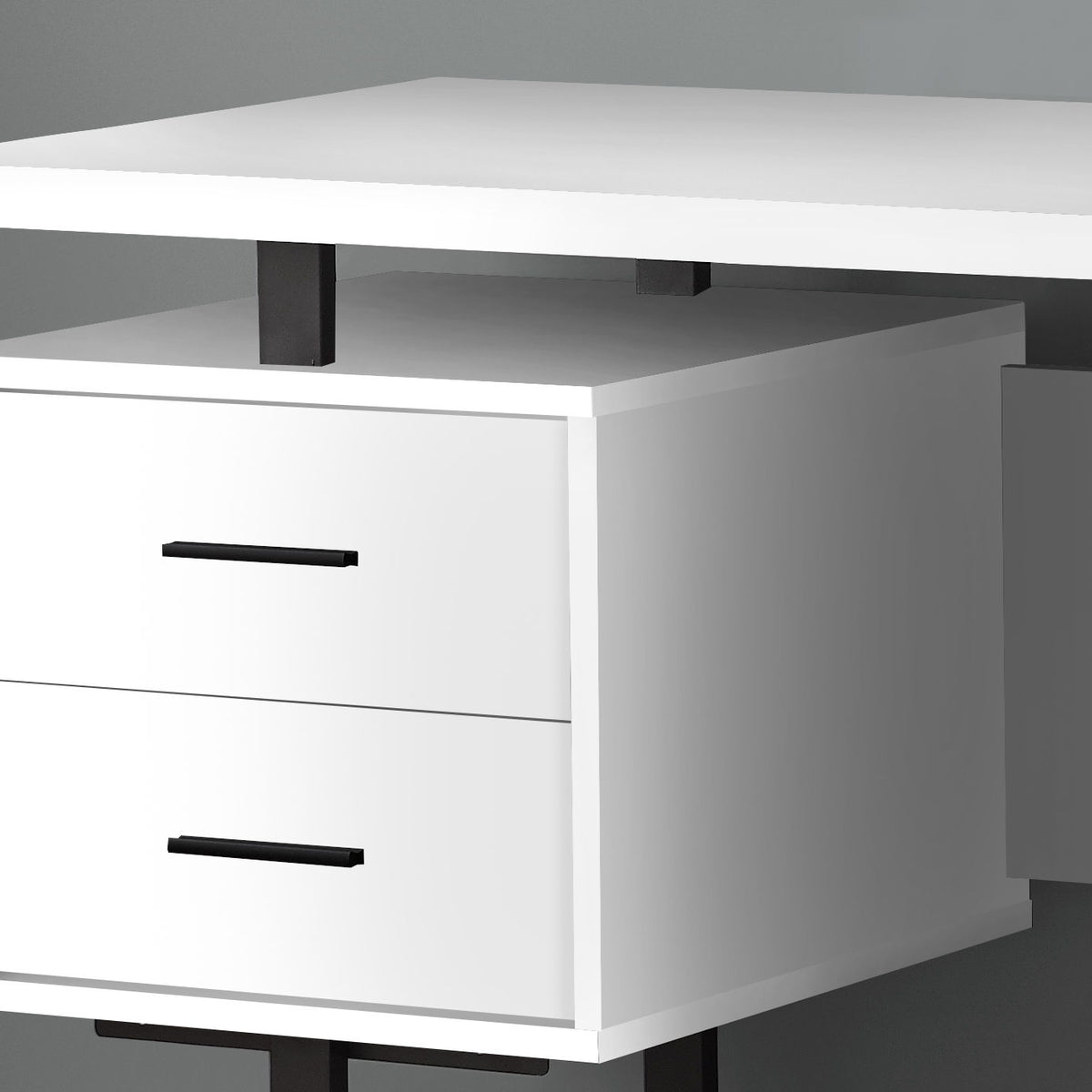 Computer Desk For Home Office, Laptop, Left, Right Set - Up, Storage Drawers, Contemporary & Modern