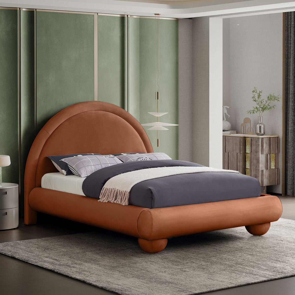 Madrid - Velvet Upholstered Bed