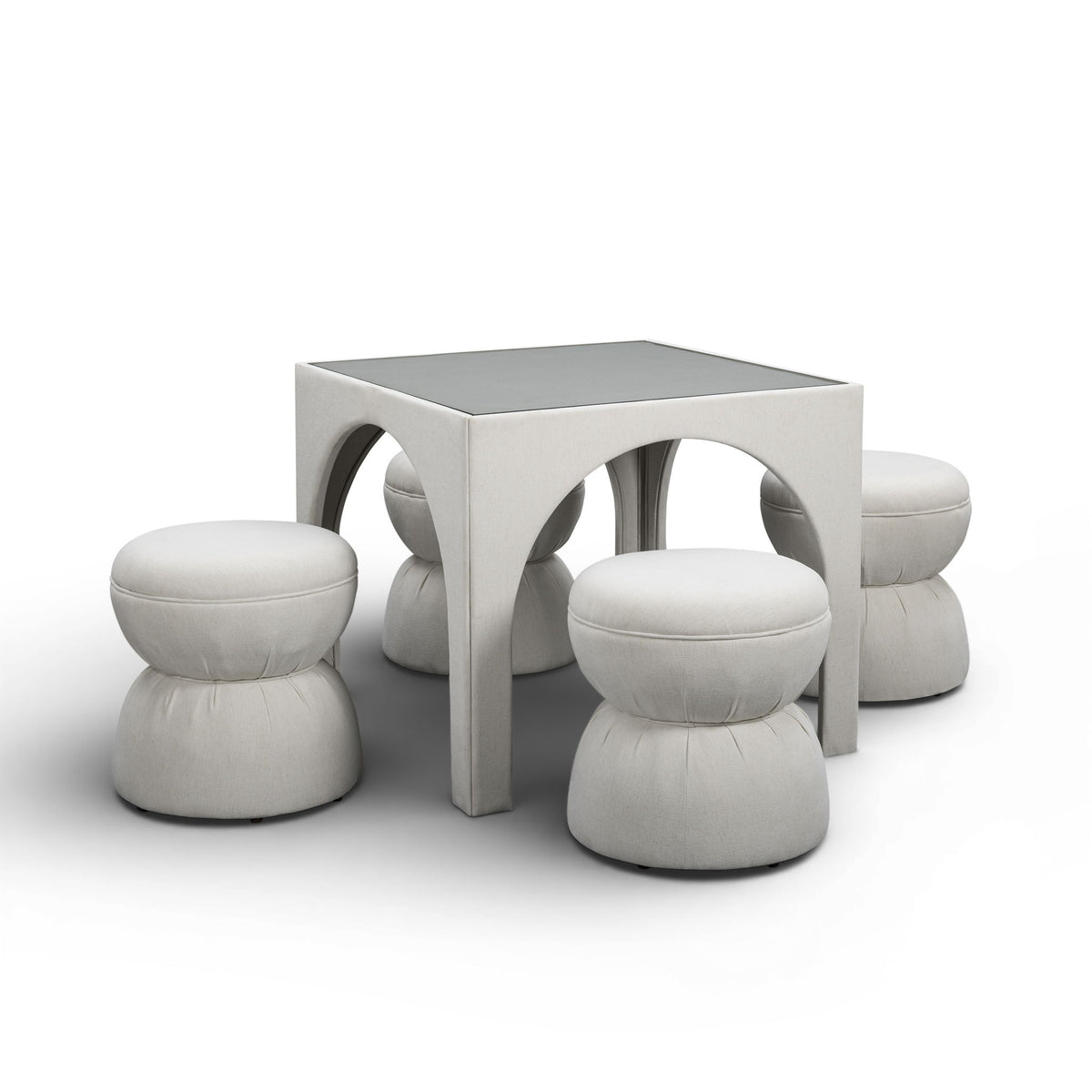 Tomlin - Game Table And Ottoman Set
