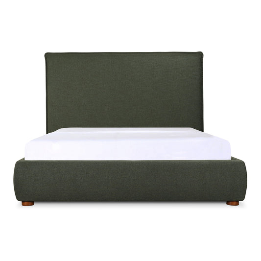 Luzon - King Bed Tall Headboard - Deep Forest