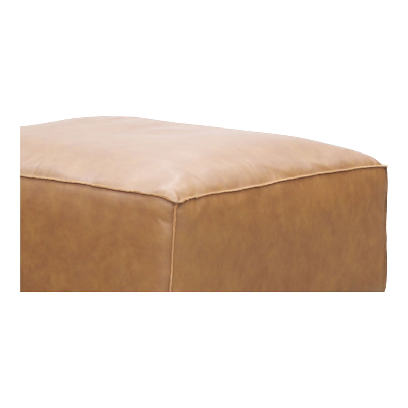 Form - Leather Ottoman - Sonoran Tan
