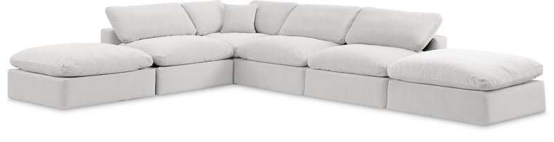 Comfy - 6 Piece Velvet Modular Sectional