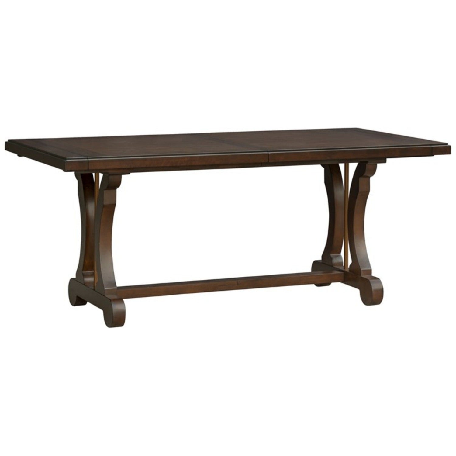 Rectangle Extension Dining Table - Brown