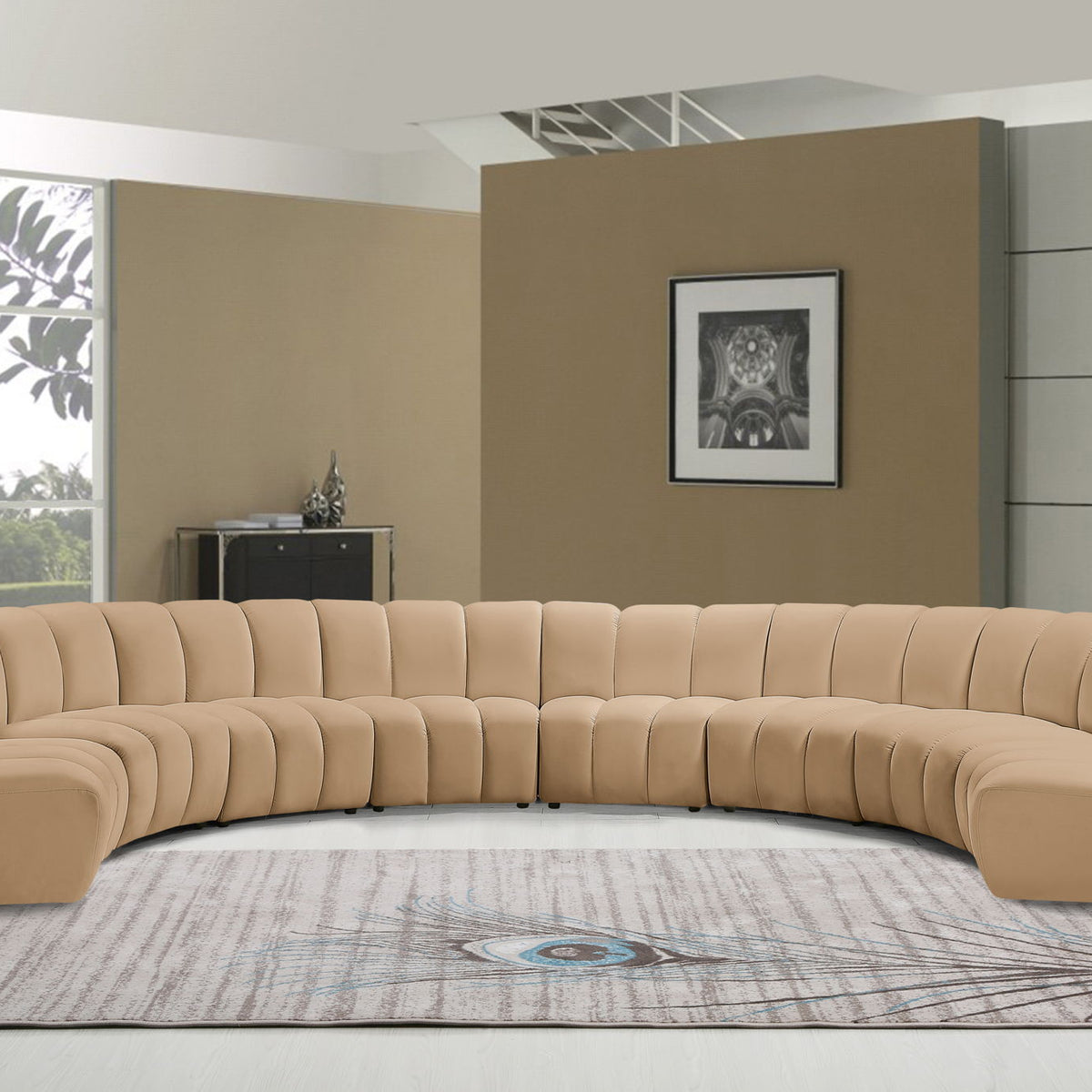 Infinity - 8 Piece Modular Sectional - Camel