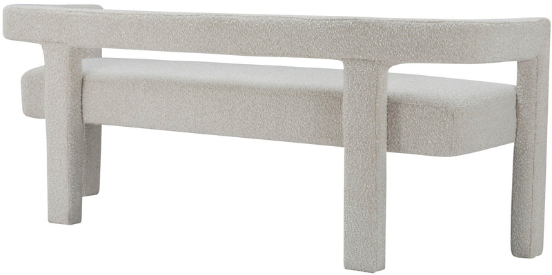 Athena - Boucle Fabric Bench