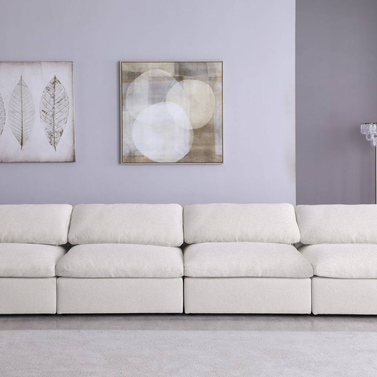 Serene - Modular Armless 4 Seat Sofa
