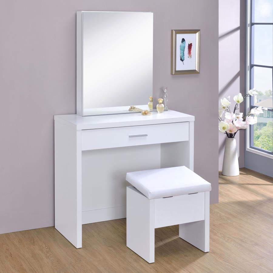 Harvey - 2-piece Vanity Set with Lift-Top Stool