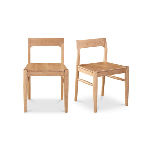 Owing - Dining Chair Chair (Set of 2) - Natural Oak