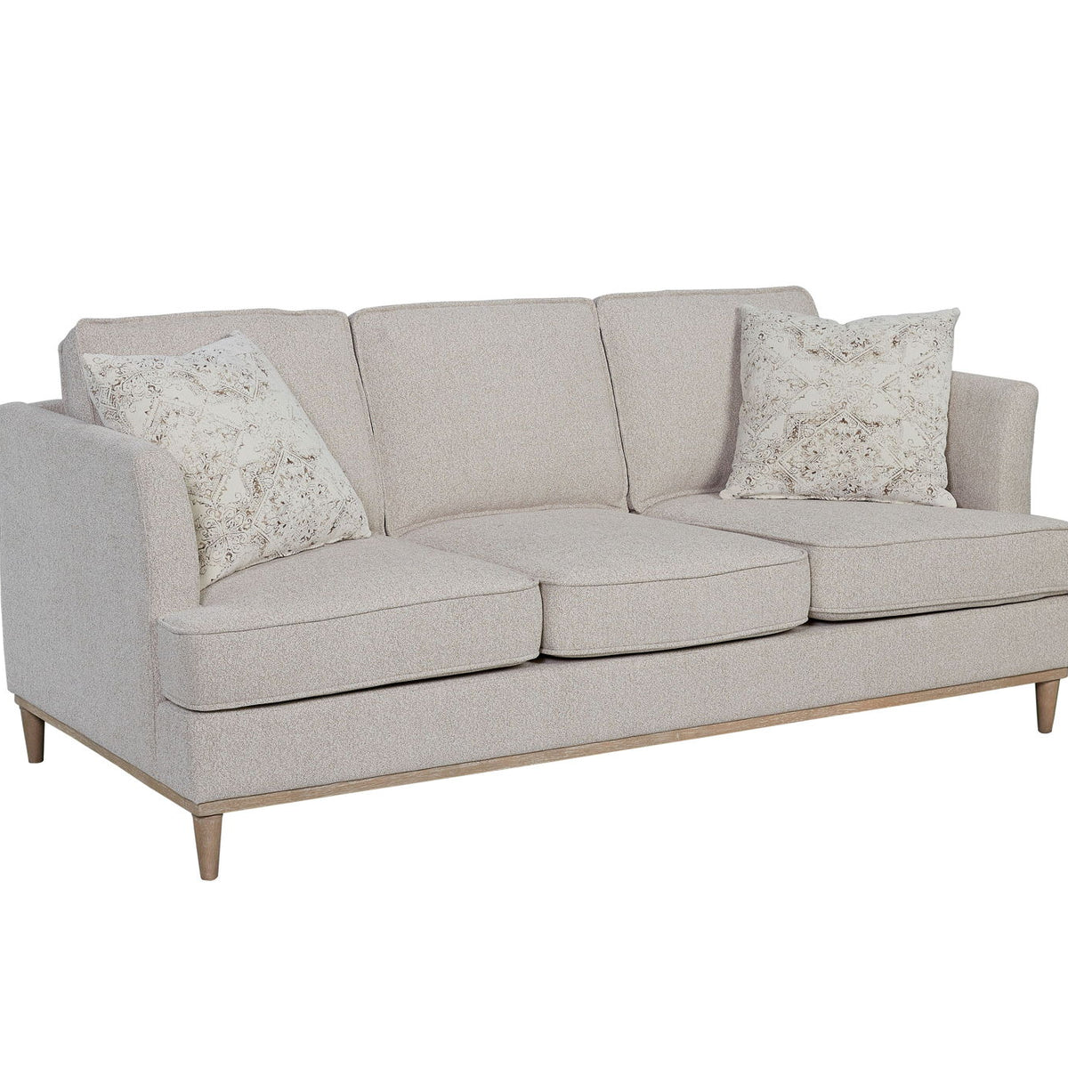 Sofa With 3 Reversable Cushions And 2 Pillows