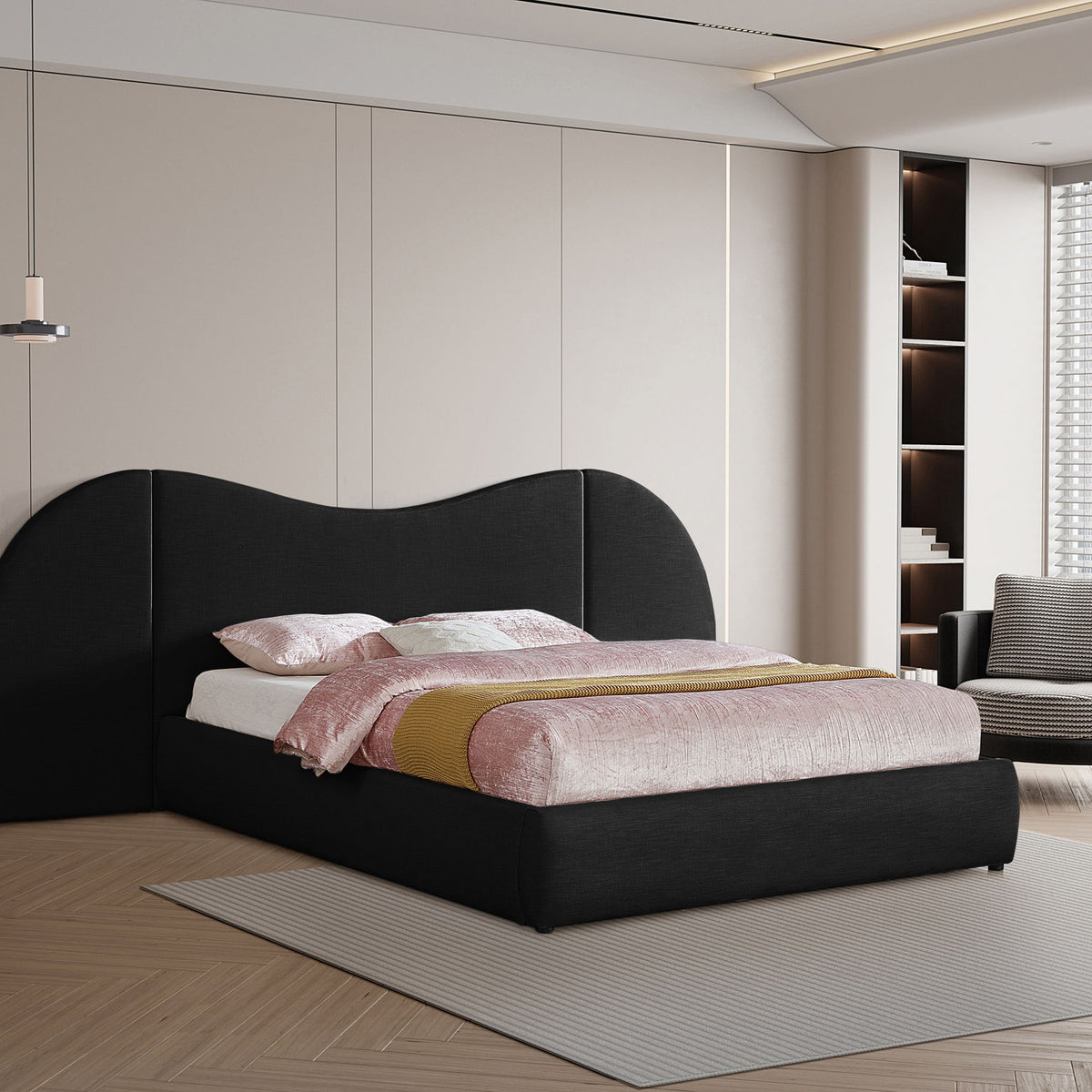 Everest - Linen Fabric Bed